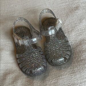 Like New Cat & Jack Toddler Sparkle Jellies Size 7